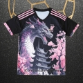 Camiseta Japon Dragon 24-25 Negro y Rosa