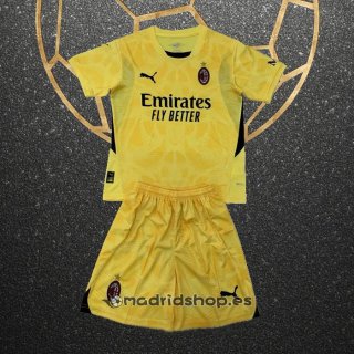 Camiseta AC Milan Portero Segunda Nino 24-25