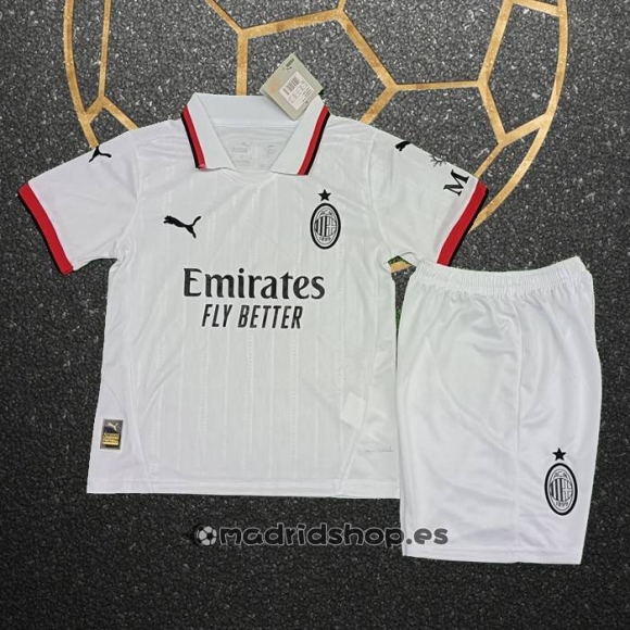 Camiseta AC Milan Segunda Nino 24-25