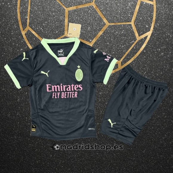 Camiseta AC Milan Tercera Nino 24-25