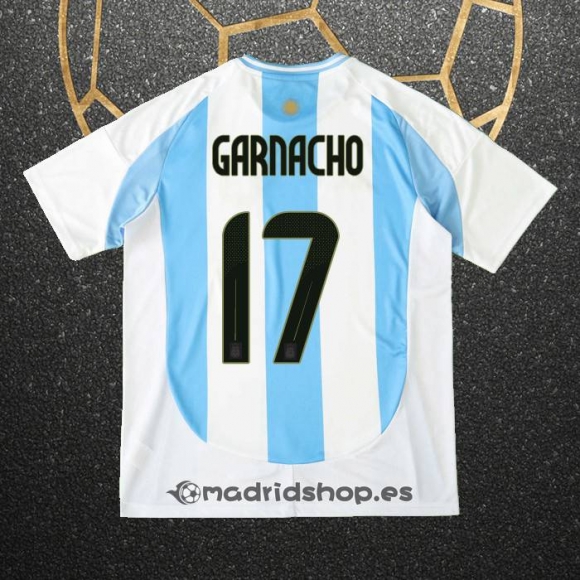 Camiseta Argentina Jugador Garnacho Primera 2024