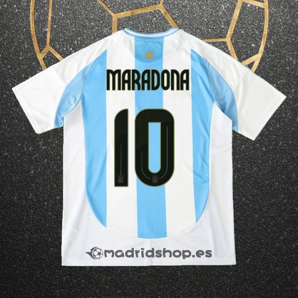 Camiseta Argentina Jugador Maradona Primera 2024