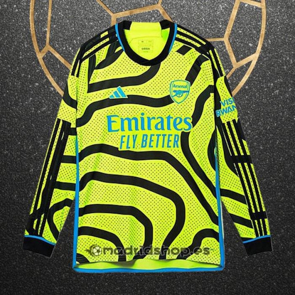 Camiseta Arsenal Segunda Manga Larga 23-24