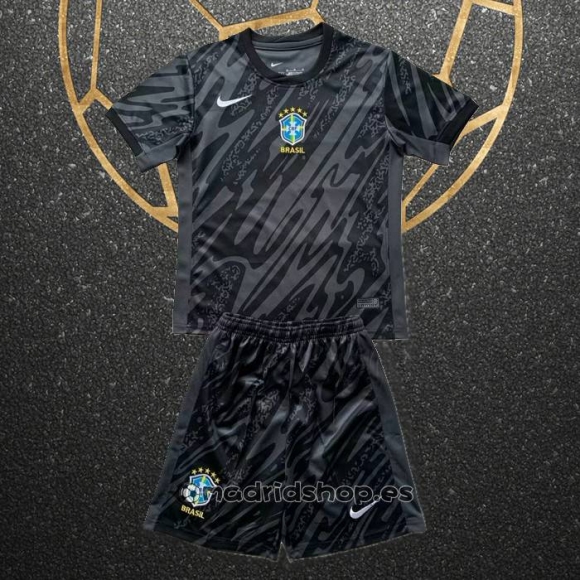 Camiseta Brasil Portero Segunda Nino 2024