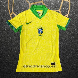 Camiseta Brasil Primera Mujer 2024