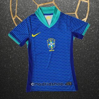 Camiseta Brasil Segunda Mujer 2024