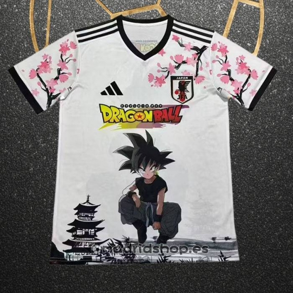 Tailandia Camiseta Japon Anime 25-26 Blanco