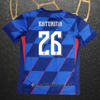 Camiseta Croacia Jugador Baturina Segunda Eurocopa 2024