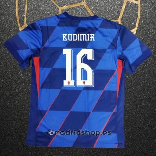 Camiseta Croacia Jugador Budimir Segunda Eurocopa 2024