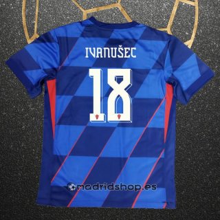 Camiseta Croacia Jugador Ivanusec Segunda Eurocopa 2024