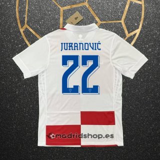 Camiseta Croacia Jugador Juranovic Primera Eurocopa 2024