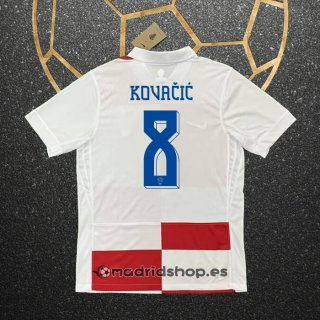 Camiseta Croacia Jugador Kovacic Primera Eurocopa 2024