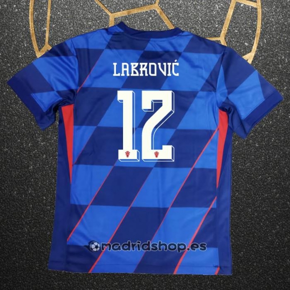 Camiseta Croacia Jugador Labrovic Segunda Eurocopa 2024