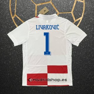 Camiseta Croacia Jugador Livakovic Primera Eurocopa 2024