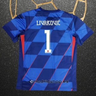 Camiseta Croacia Jugador Livakovic Segunda Eurocopa 2024
