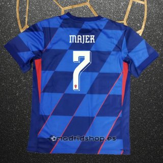 Camiseta Croacia Jugador Majer Segunda Eurocopa 2024