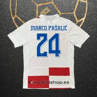 Camiseta Croacia Jugador Marco Pasalic Primera Eurocopa 2024