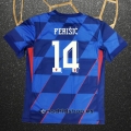 Camiseta Croacia Jugador Perisic Segunda Eurocopa 2024