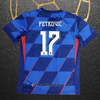 Camiseta Croacia Jugador Petkovic Segunda Eurocopa 2024