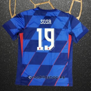 Camiseta Croacia Jugador Sosa Segunda Eurocopa 2024