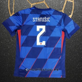 Camiseta Croacia Jugador Stanisic Segunda Eurocopa 2024