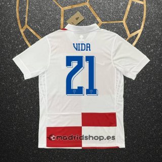 Camiseta Croacia Jugador Vida Primera Eurocopa 2024
