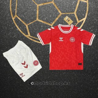 Camiseta Dinamarca Primera Nino Eurocopa 2024