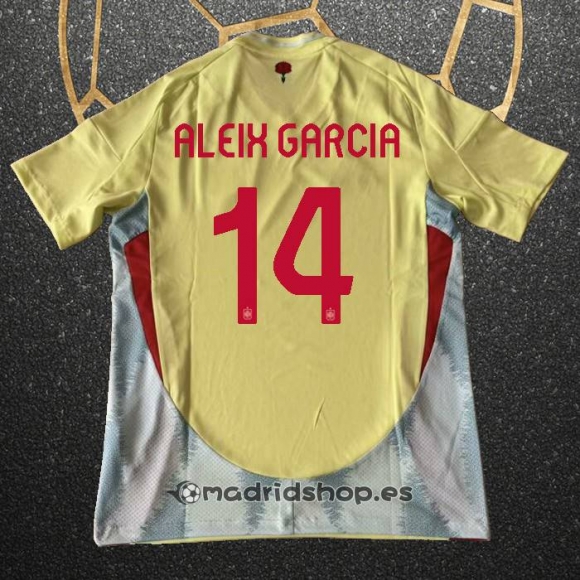 Camiseta Espana Jugador Aleix Garcia Segunda Eurocopa 2024