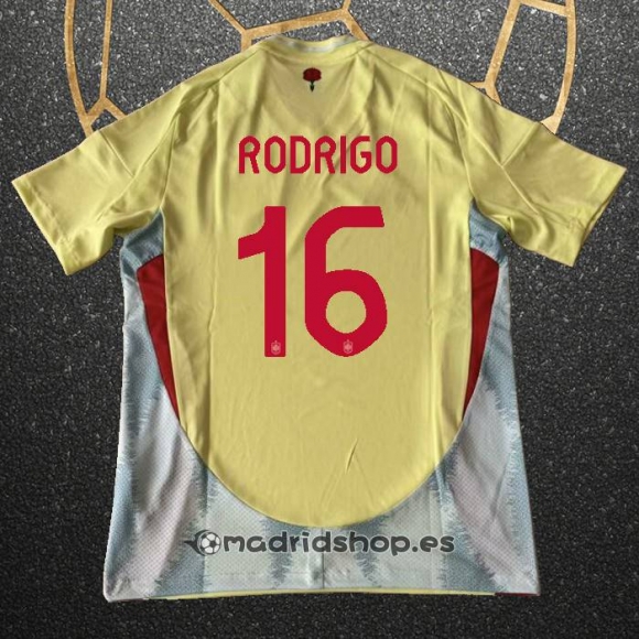 Camiseta Espana Jugador Rodrigo Segunda Eurocopa 2024