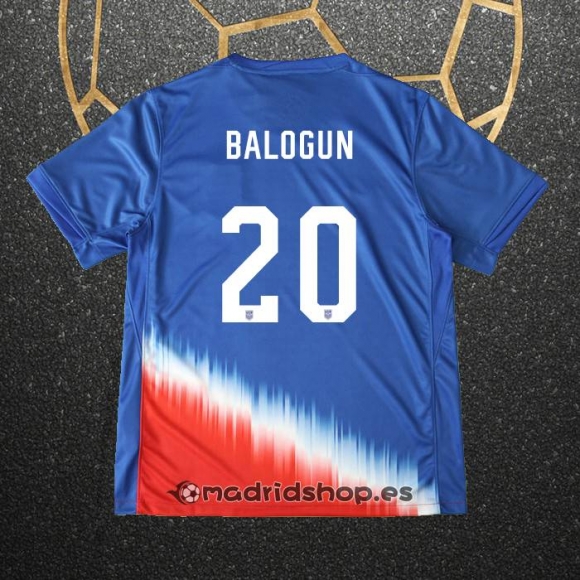 Camiseta Estados Unidos Jugador Balogun Segunda 2024