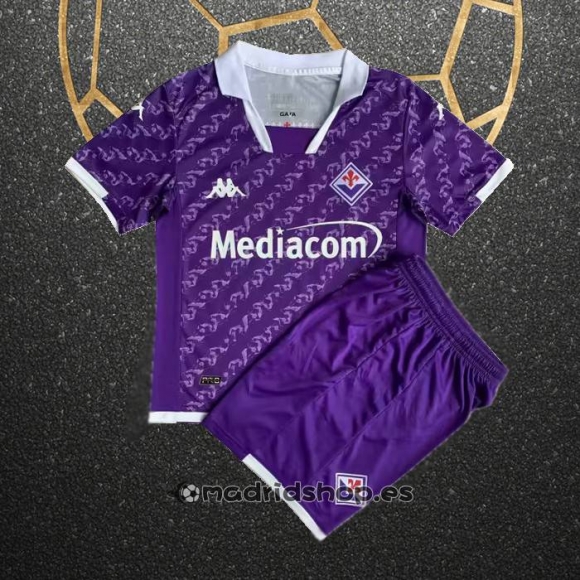 Camiseta Fiorentina Primera Nino 23-24