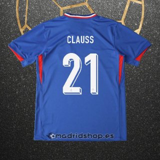Camiseta Francia Jugador Clauss Primera Eurocopa 2024