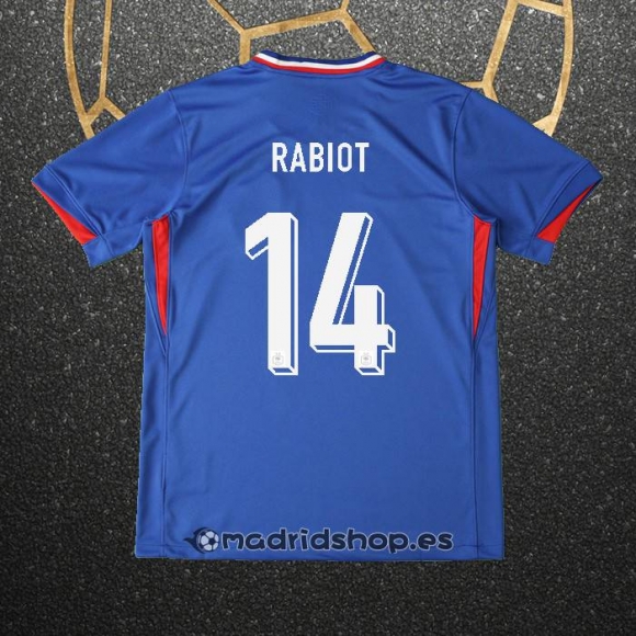 Camiseta Francia Jugador Rabiot Primera Eurocopa 2024