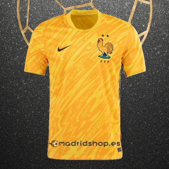 Camiseta Francia Portero Eurocopa 2024 Amarillo