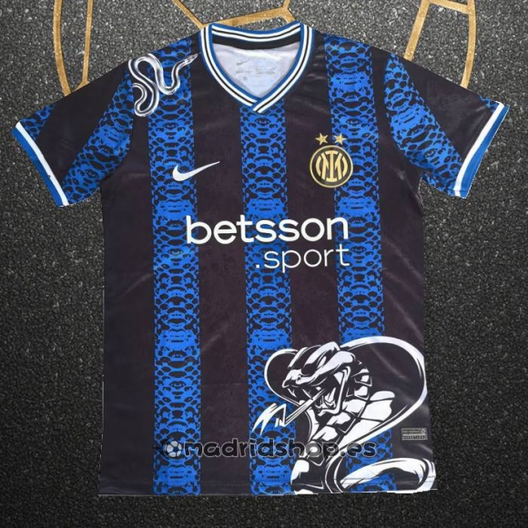 Tailandia Camiseta Inter Milan Special 24-25 Azul Negro