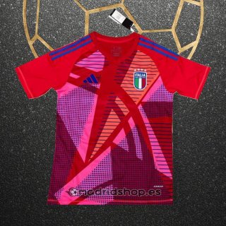 Camiseta Italia Portero Eurocopa 24-25 Rojo
