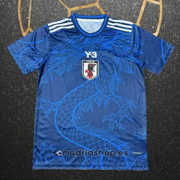 Tailandia Camiseta Japon Y-3 Dragon 24-25 Azul