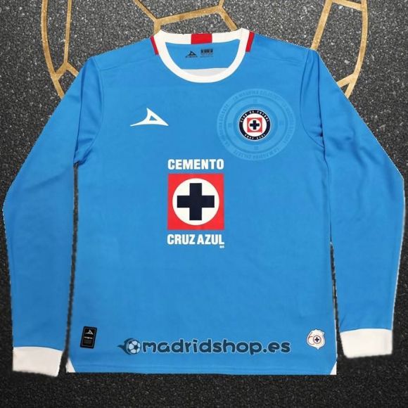 Camiseta Cruz Azul Primera Manga Larga 24-25