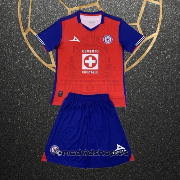 Camiseta Cruz Azul Tercera Nino 24-25