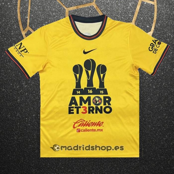 Tailandia Camiseta America Champion 2024 Amarillo