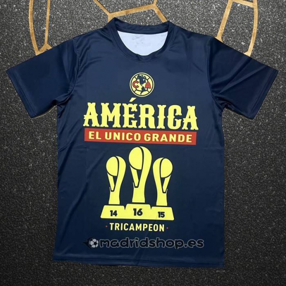 Tailandia Camiseta America Champion 2024 Azul