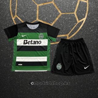 Camiseta Sporting Primera Nino 24-25