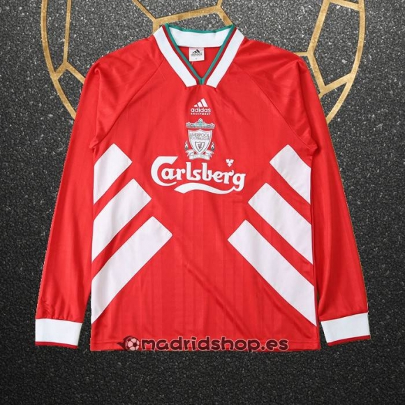 Camiseta Liverpool Primera Manga Larga Retro 1993-1995