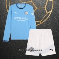 Camiseta Manchester City Primera Manga Larga Nino 24-25