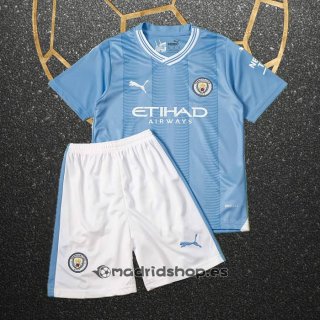 Camiseta Manchester City Primera Nino 23-24