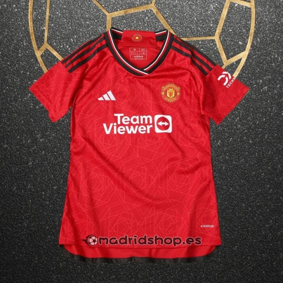 Camiseta Manchester United Primera Mujer 23-24