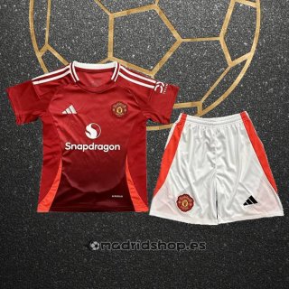 Camiseta Manchester United Primera Nino 24-25