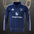 Camiseta Manchester United Segunda Manga Larga 24-25