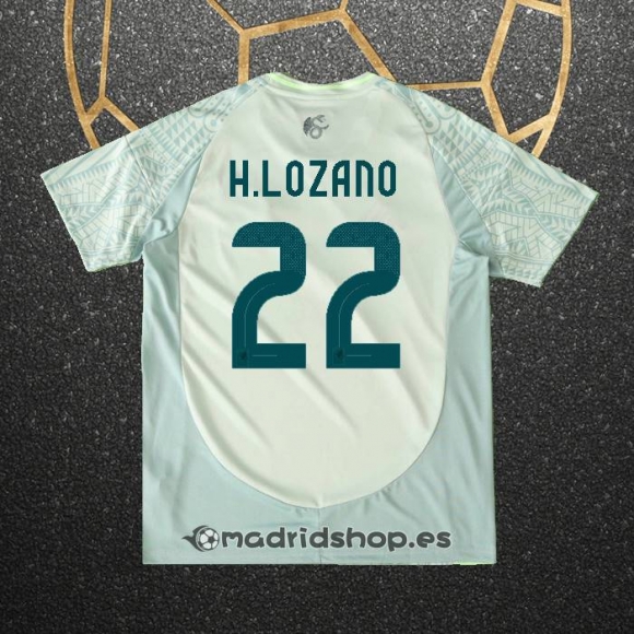 Camiseta Mexico Jugador H.Lozano Segunda 2024