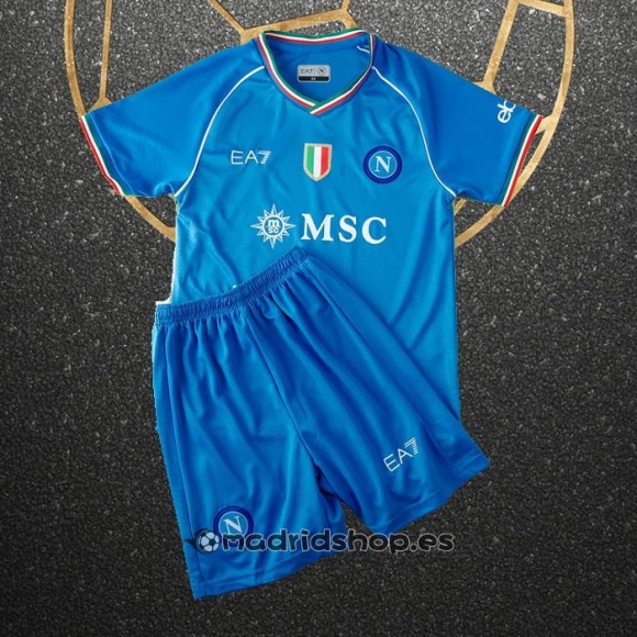 Camiseta Napoli Primera Nino 2023-24